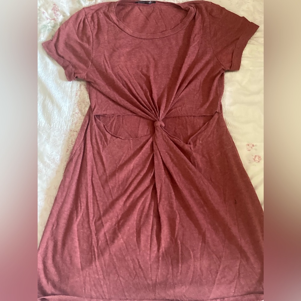 Open cut dress